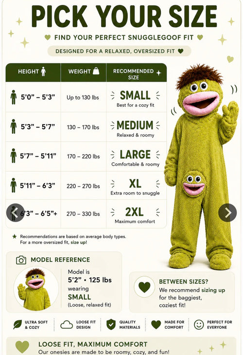 The Revela™ SnuggleGoof Monster Onesie